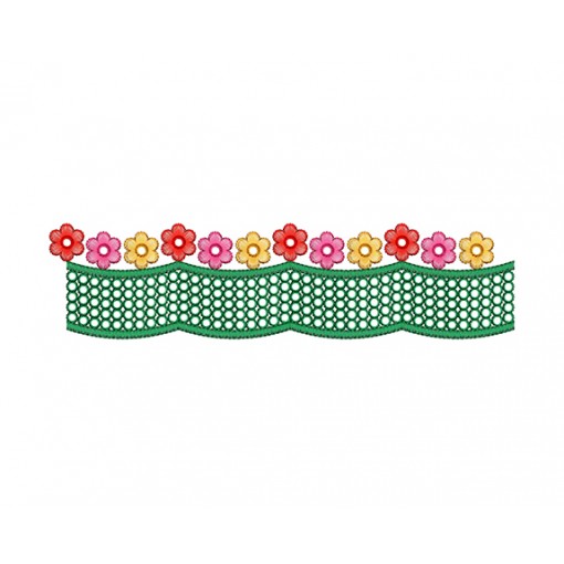 Embroidery Lace For Washing Machine Cover