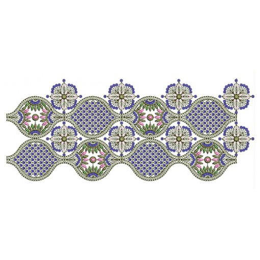 Embroidery Lace with Sequins Design