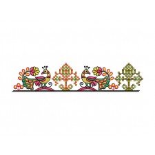 Enchantress Peacock Saree Lace