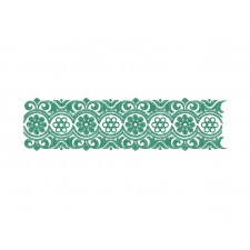 Ethnic Geometric Embroidery Pattern