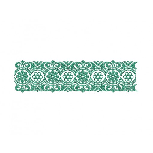 Ethnic Geometric Embroidery Pattern