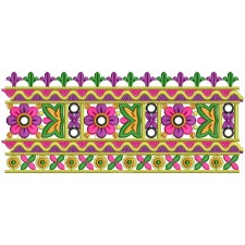 Famous Indian Style Embroidery Design