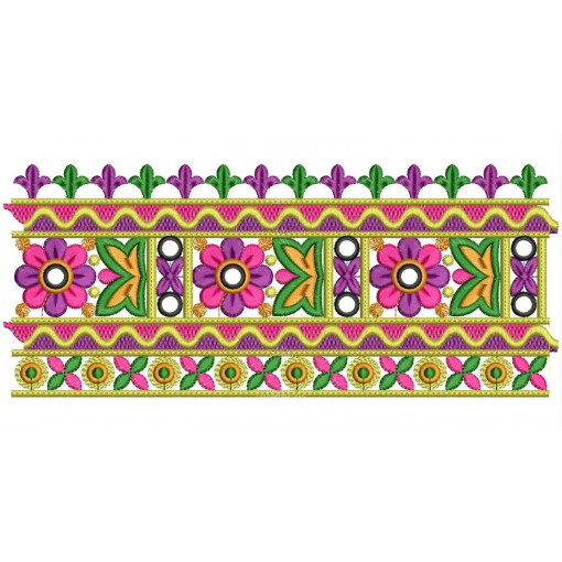 Famous Indian Style Embroidery Design