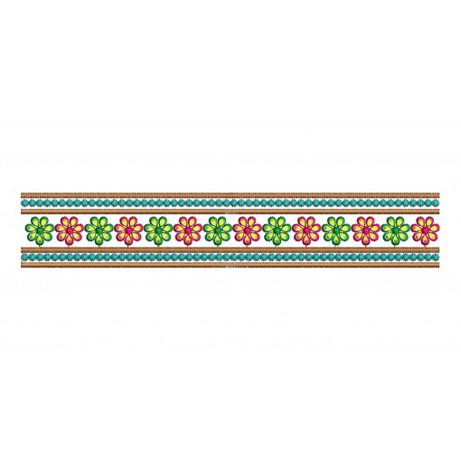 Fancy Lace Embroidery Design