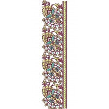 Flat Embroidery Lace Design 26153