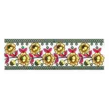 Floral Border Embroidery