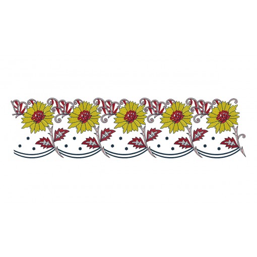 Floral Cutwork Lace Embroidery