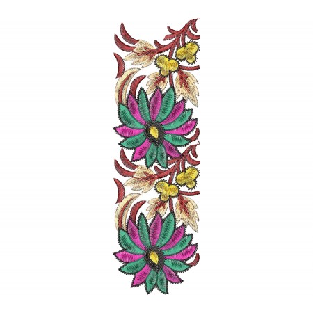 Floral Design | Border Lace Brocade