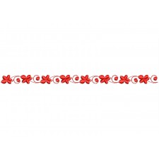 Floral Embroidery Border