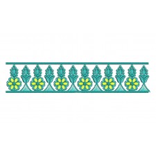 Floral Embroidery Border