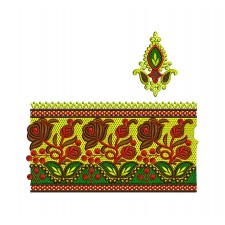 Floral Embroidery For Ball Gowns