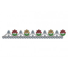 Floral Tiny Lace Embroidery