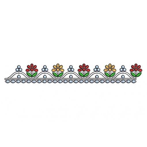 Floral Tiny Lace Embroidery