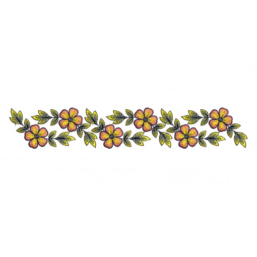 Flower Embroidery Lace For Clothing And Crafts