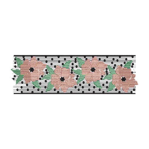 Flower Lace Embroidery Pattern