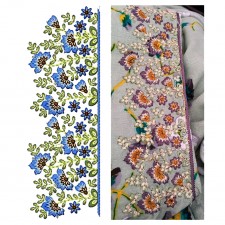 Folk Floral Art Embroidery Lace Folk Floral Art Embroidery Lace