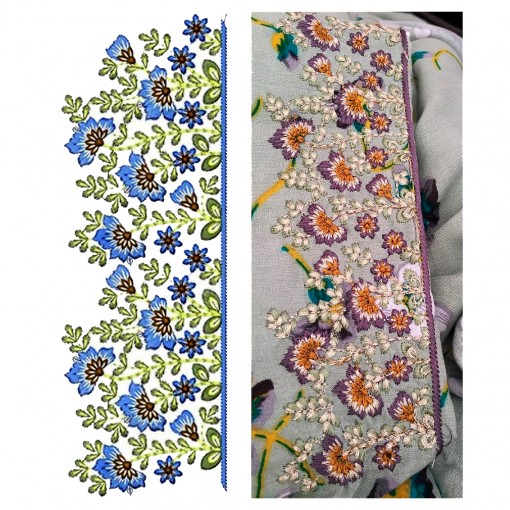 Folk Floral Art Embroidery Lace Folk Floral Art Embroidery Lace
