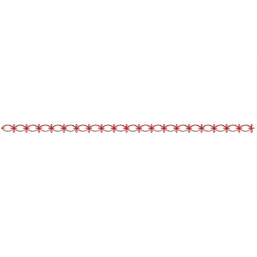 French Knot Embroidery Border