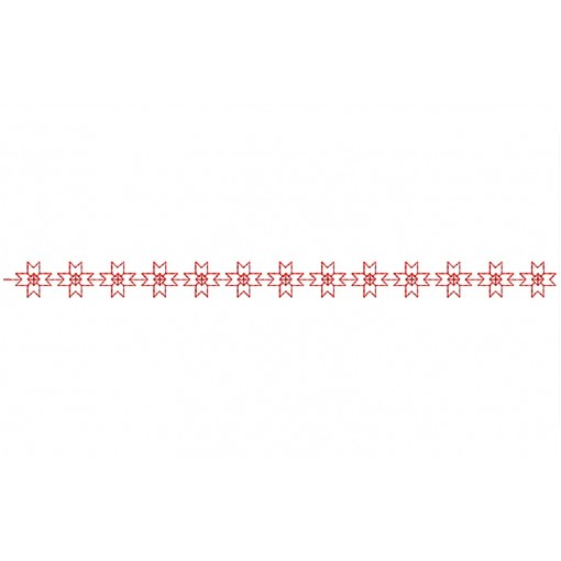 Geometric Flower Embroidery Design