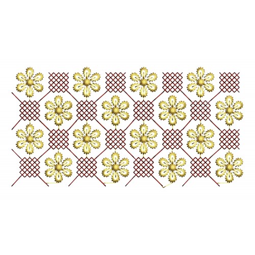 Geometric Cross Stitch Embroidery Pattern