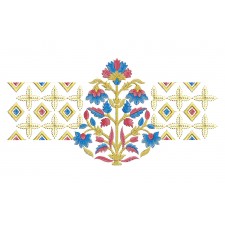 Geometric Embroidery Lace Pattern