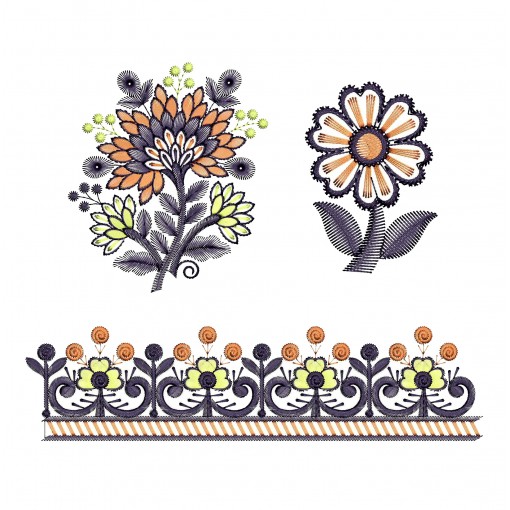 Graceful Lace Embroidery