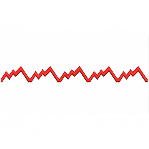 Heartbeat Embroidery Design