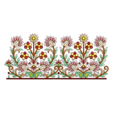 Kashmiri Embroidery Bedsheet Design