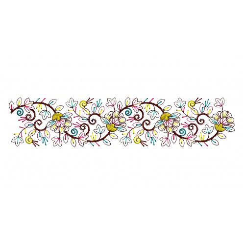 Kashmiri Embroidery Design For Shawl