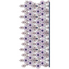 Kashmiri Stitch Shawl Border Embroidery Design 25101