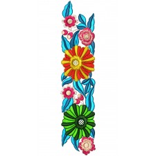 Kolkata Designer Sari Border Embroidery Design