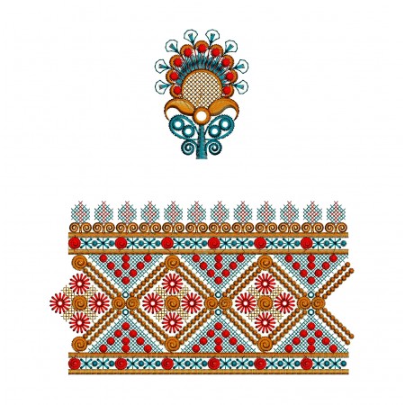 Korean Hanbok Embroidery Design