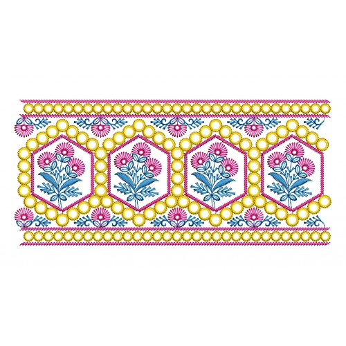 Kutch Work Embroidery Pattern