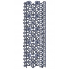 Latest Caftan Border Embroidery Design 25307