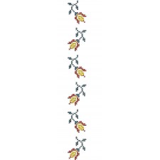 Latest Charming Cross Stitch Lace Embroidery 25075
