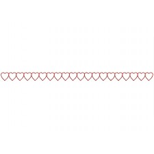 Machine Embroidery Heart Design