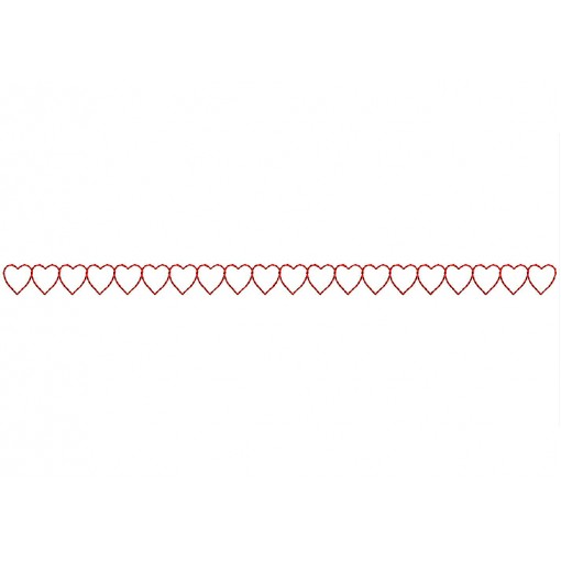 Machine Embroidery Heart Design
