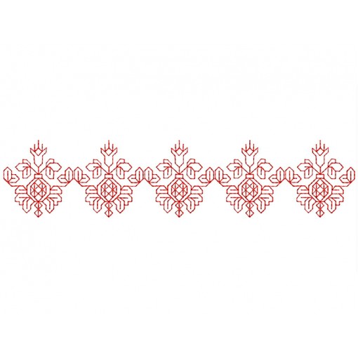 Machine Embroidery Saree Border Design