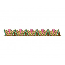 Machine Embroidery Saree Border Design