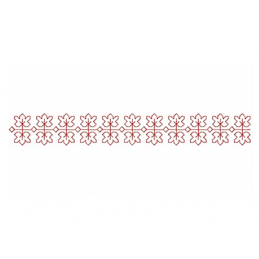 Mepal Leaf Embroidery Design