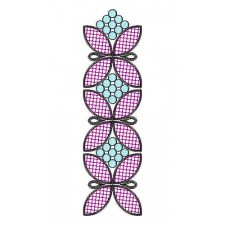 Mexican Flat With Cording Lace Embroidery Design 24694