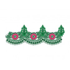 Midi Dress Cutwork Embroidery