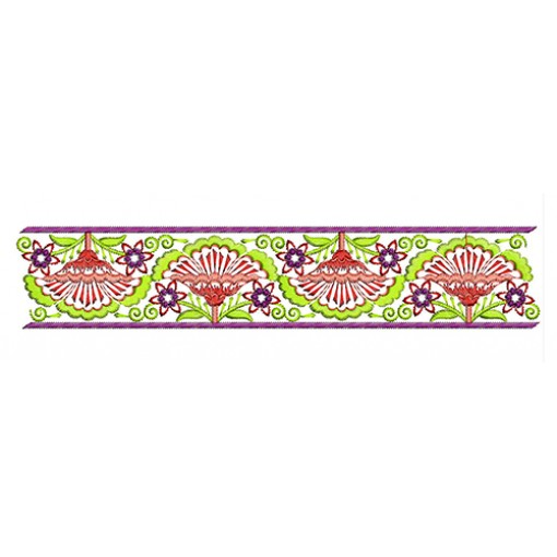 Motif Embroidery Lace Design