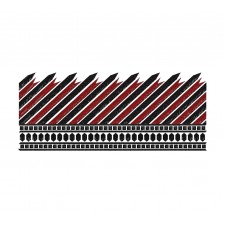 Native American Bead Border Embroidery