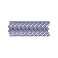 Peepal Leaves Embroidery For Silk Saree