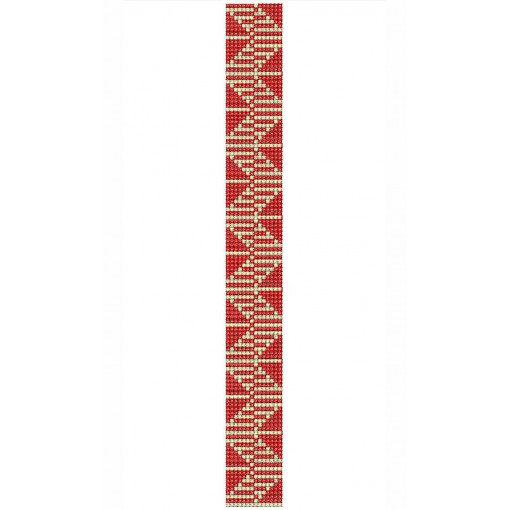 Red Palestinian Lace Embroidery Design 24897
