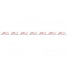 Red Truck Embroidery Design