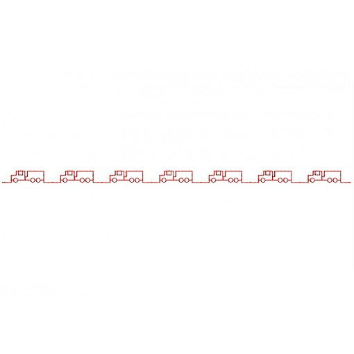 Red Truck Embroidery Design