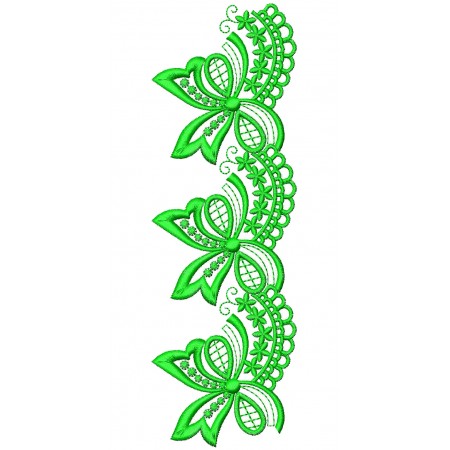 Ribin Style Embroidery Design 25591