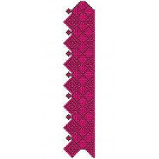 Russian Cross Stitch Border Design 25038